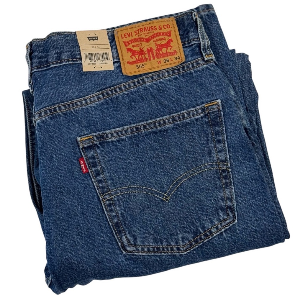 Levi’s 565 ‘97 Loose Straight Jeans 36”Waist - Picture 5 of 11